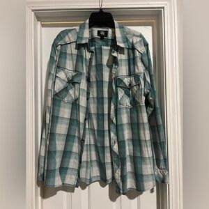 Men’s Large Button down Shirt. Rock and Republic.